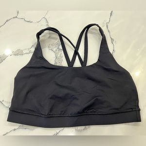 Lululemon Sports Bra EUC Size 8 Black